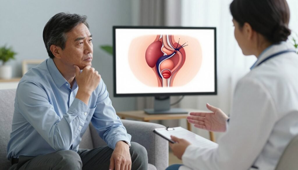 how an enlarged prostate affects sexual function