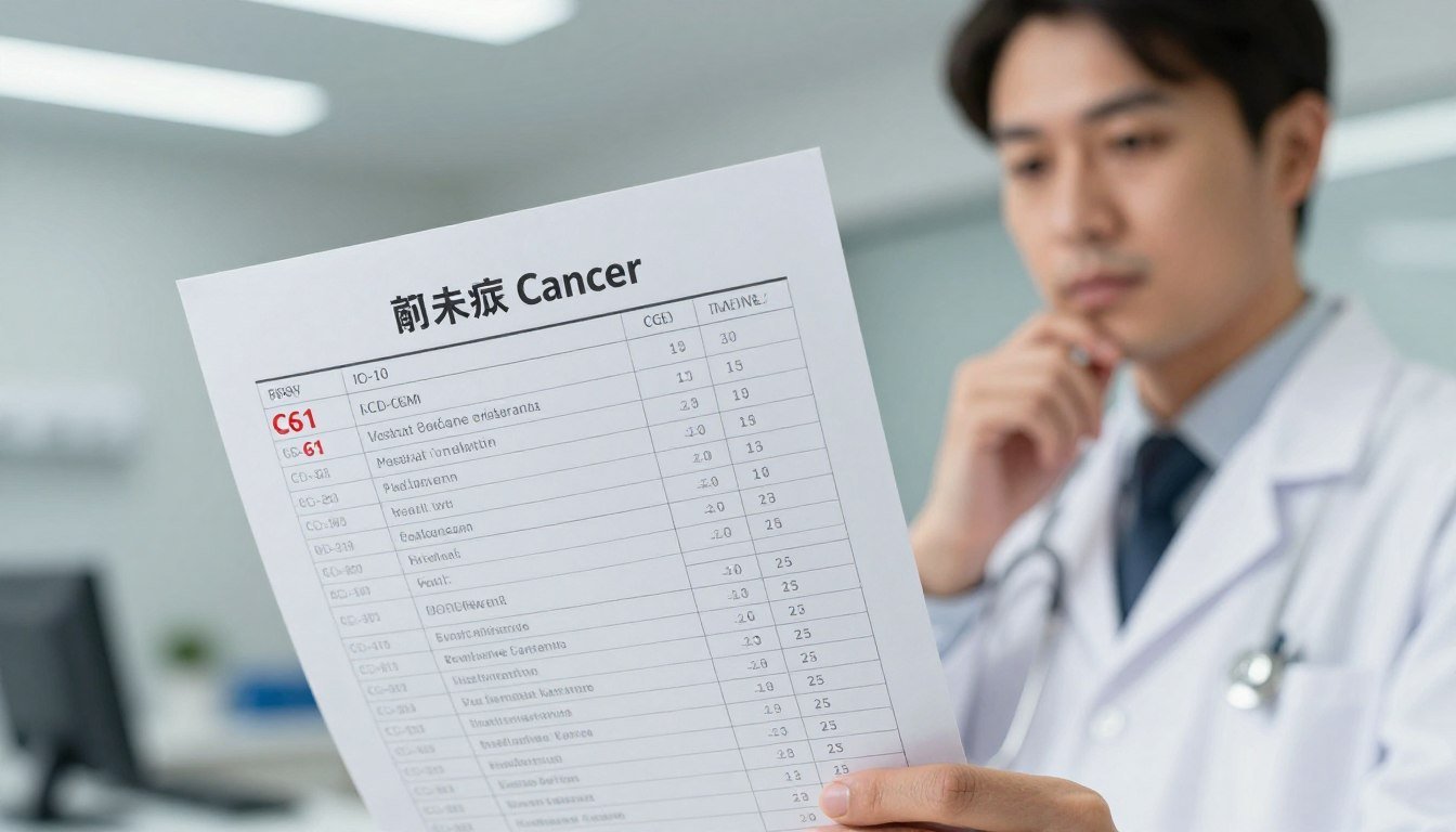 icd 10 code for prostate cancer