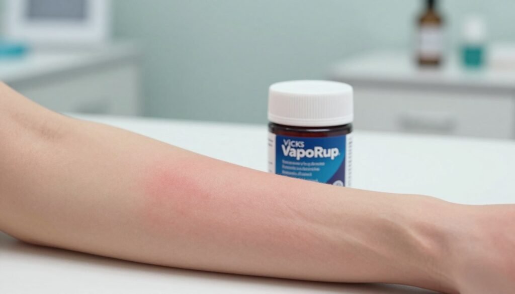 skin irritation risk from Vicks VapoRub